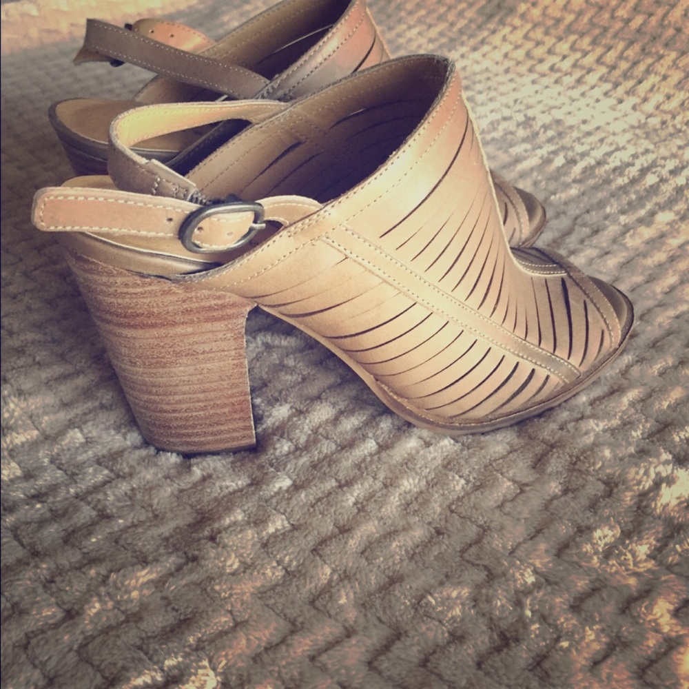 Lucky Brand Peep Toe Bootie